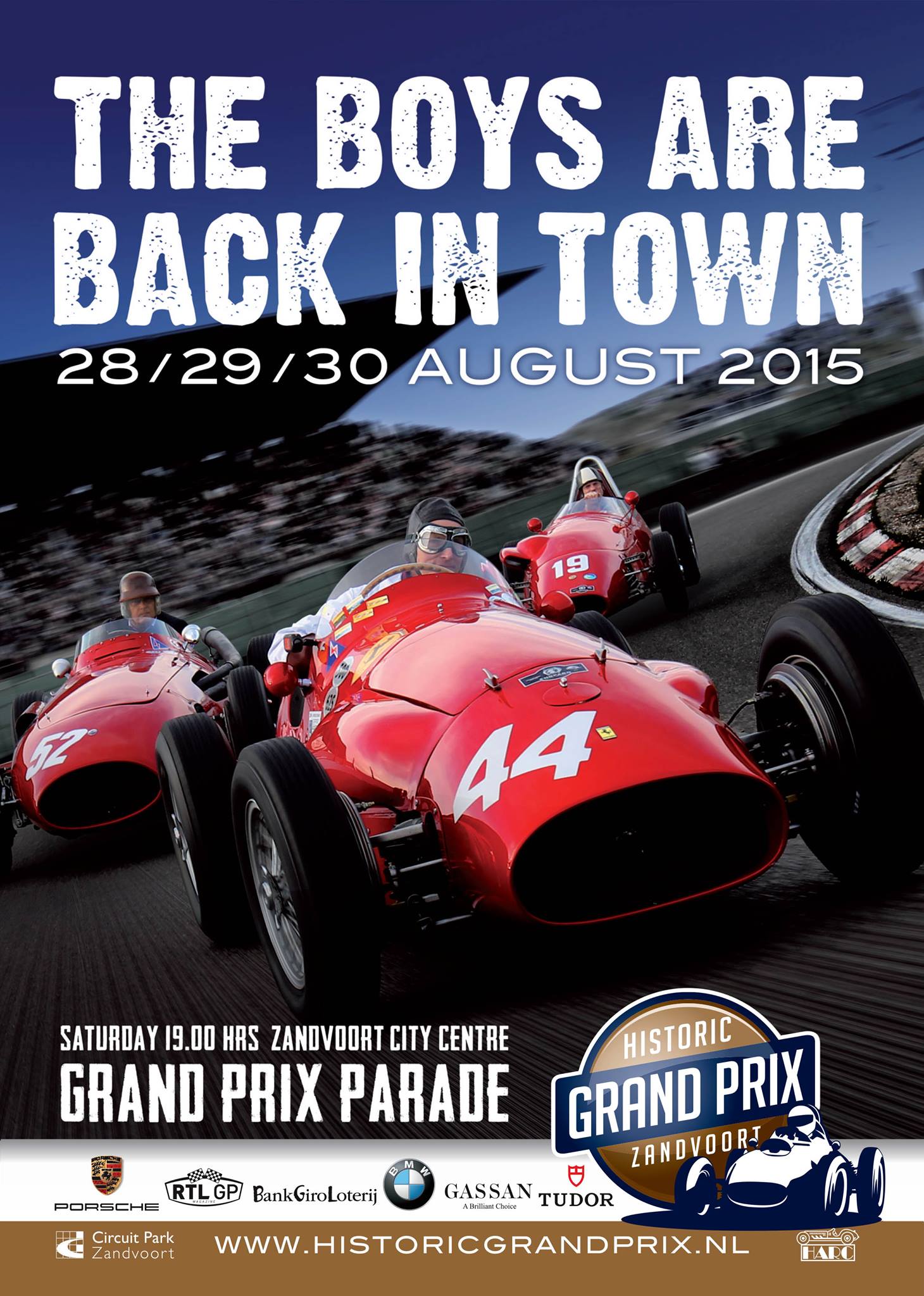 Historic Grand Prix Zandvoort 2015 - The Boys Are Back In Town